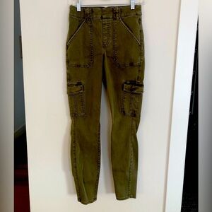 Denim stretch Spanx Jeans in Army Green